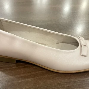 Zapato Bailarina Lazo Piel Nacarada 31-40