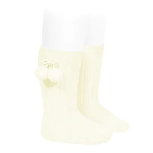 Calcetines Altos Canalé Borlas 3015 Cóndor