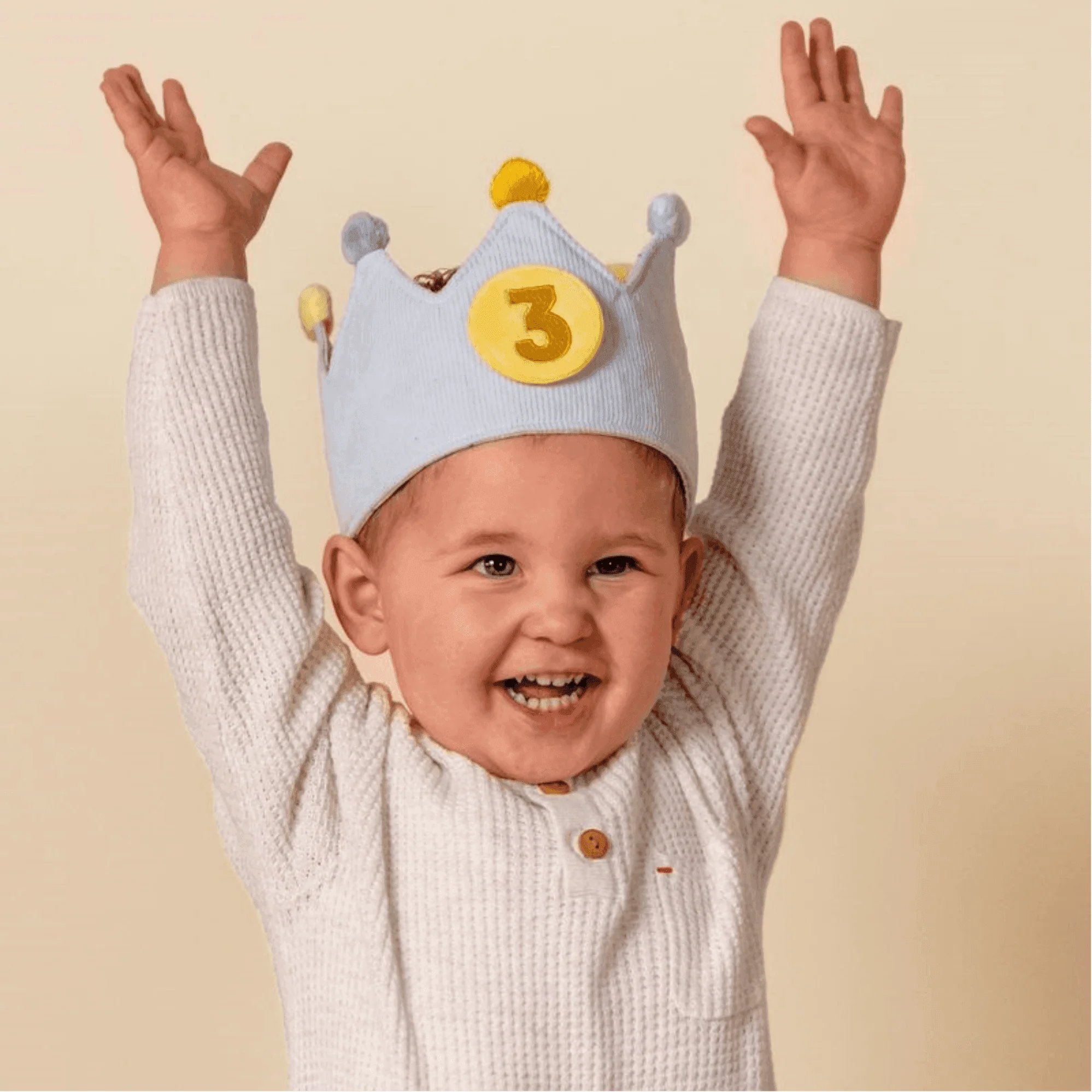 CORONA DE CUMPLEAÑOS AZUL - Imagen 3