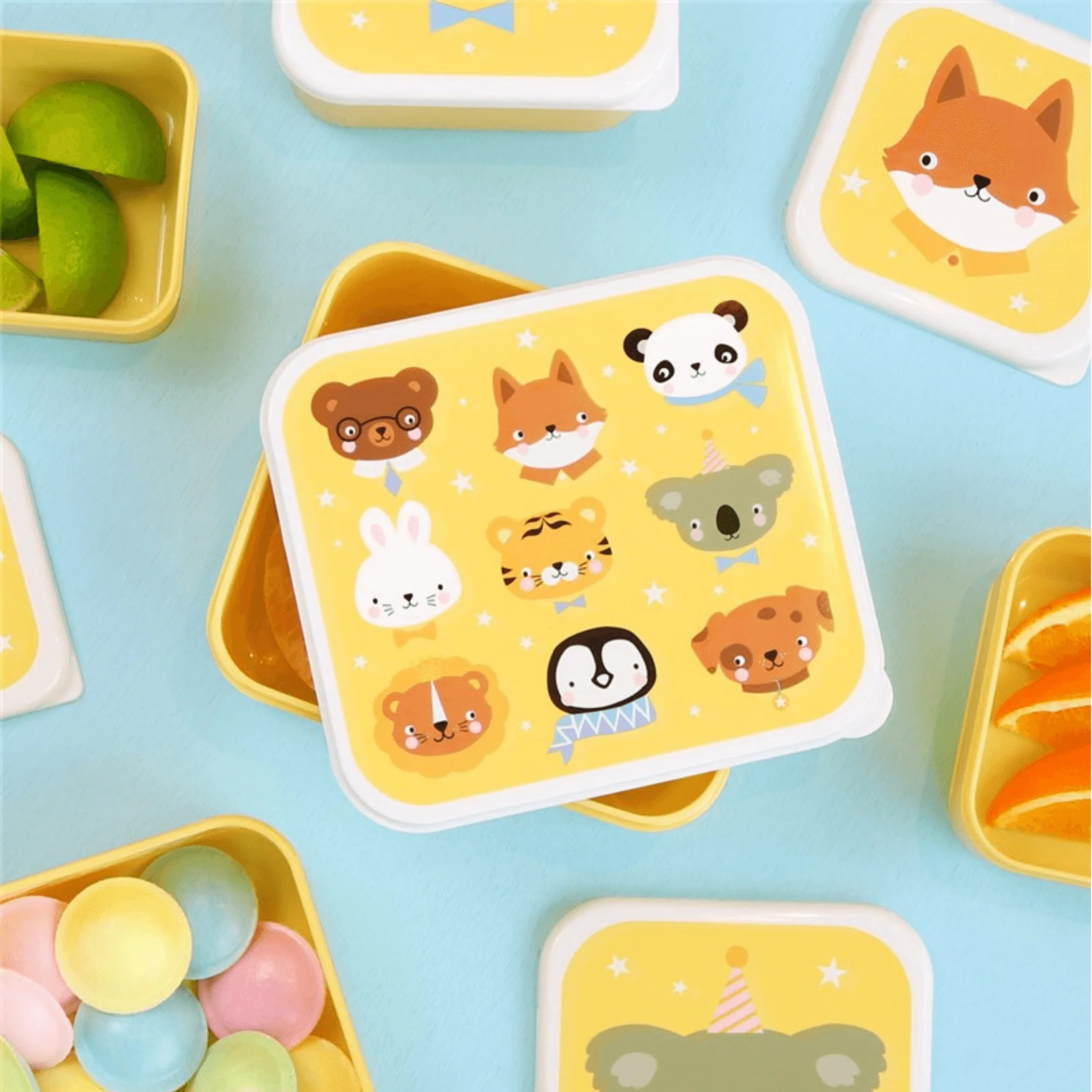 SET 4 CAJAS SNACK ANIMALES - Imagen 4