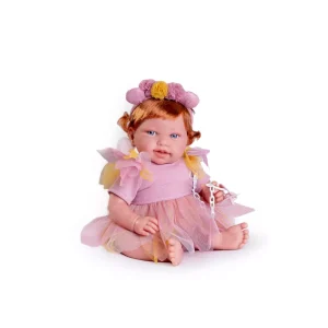 Muñecas Antonio Juan Recién Nacida Pipa Hada con Diadema 42cm