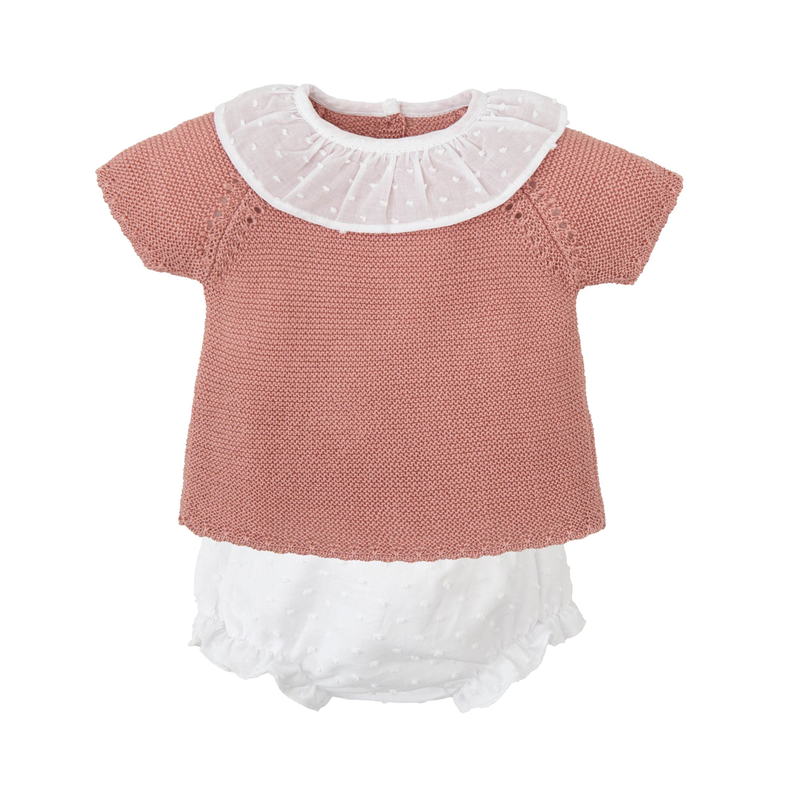 CONJUNTO RANITA CUELLO VOLANTE PLUMETI - Imagen 4