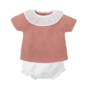 CONJUNTO RANITA CUELLO VOLANTE PLUMETI