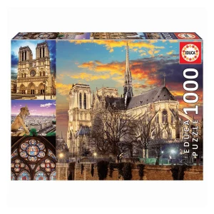 Puzzle Collage De Notre Dame 1000 Piezas