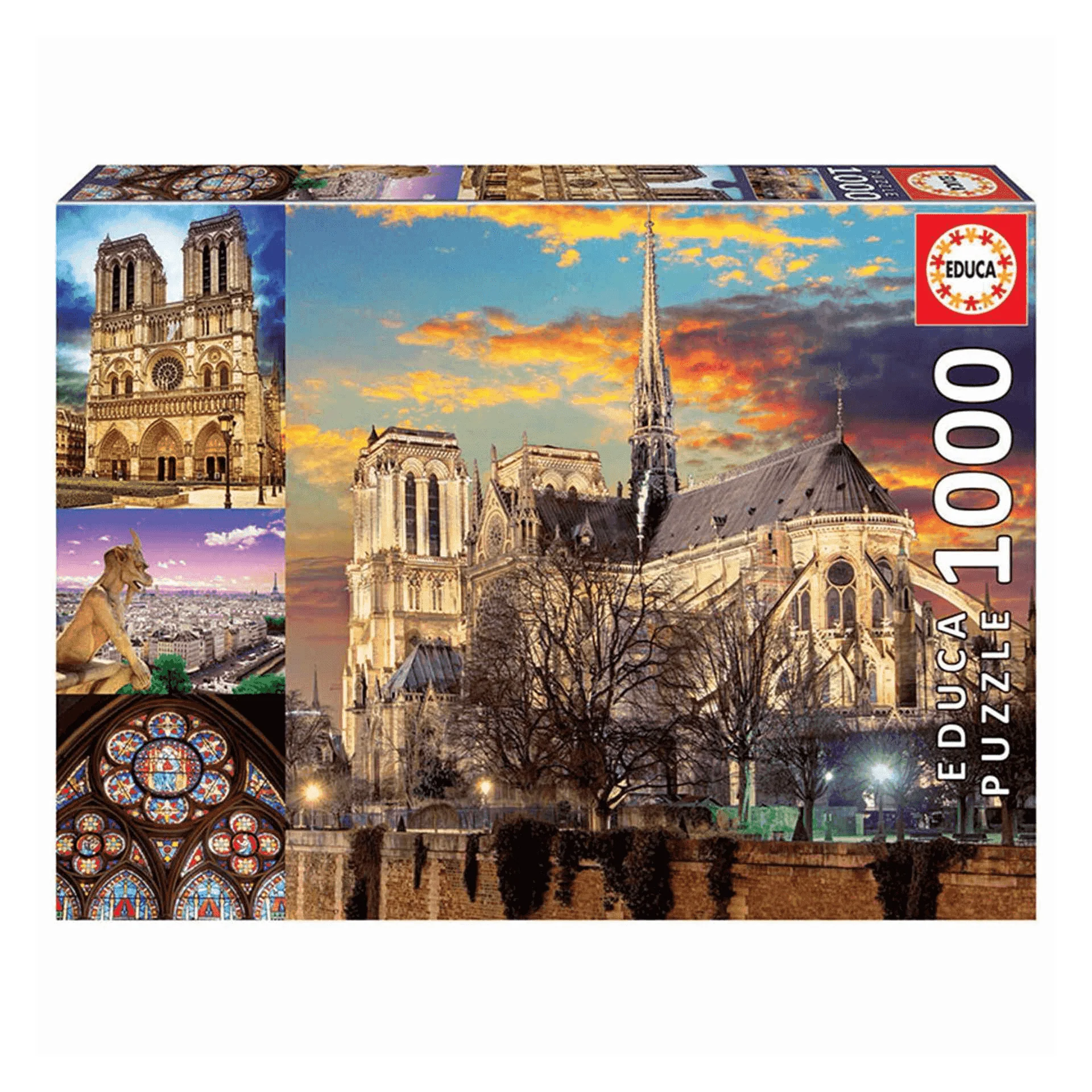 Puzzle Collage De Notre Dame 1000 Piezas - Imagen 2