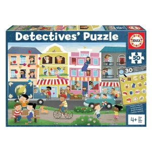 Puzzle Detectives Ciudad 50 Piezas