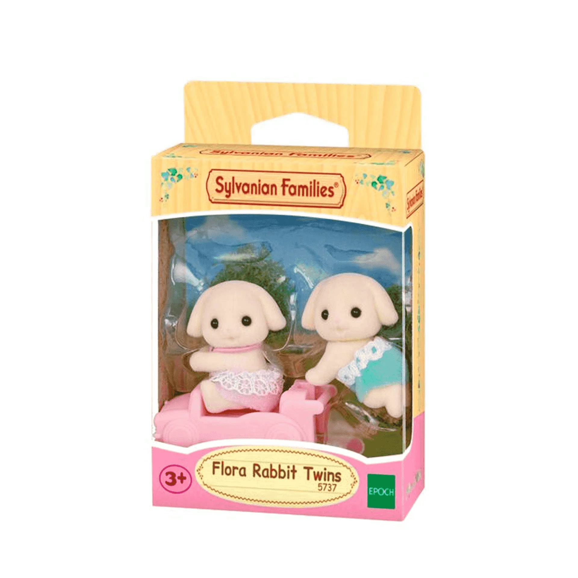 Sylvanian Families Gemelos Conejo Flora - Imagen 2