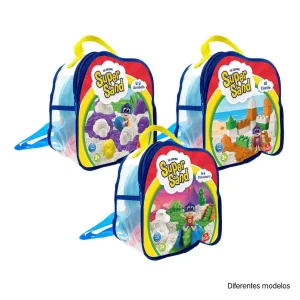 Super Sand Mochila con Arena para Moldear Diferentes Modelos