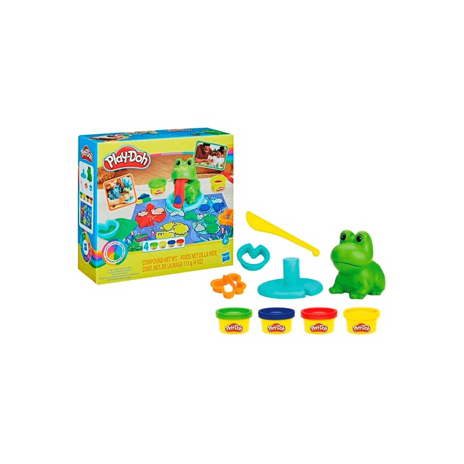 Play-Doh Primeras Creaciones Con La Rana y colores