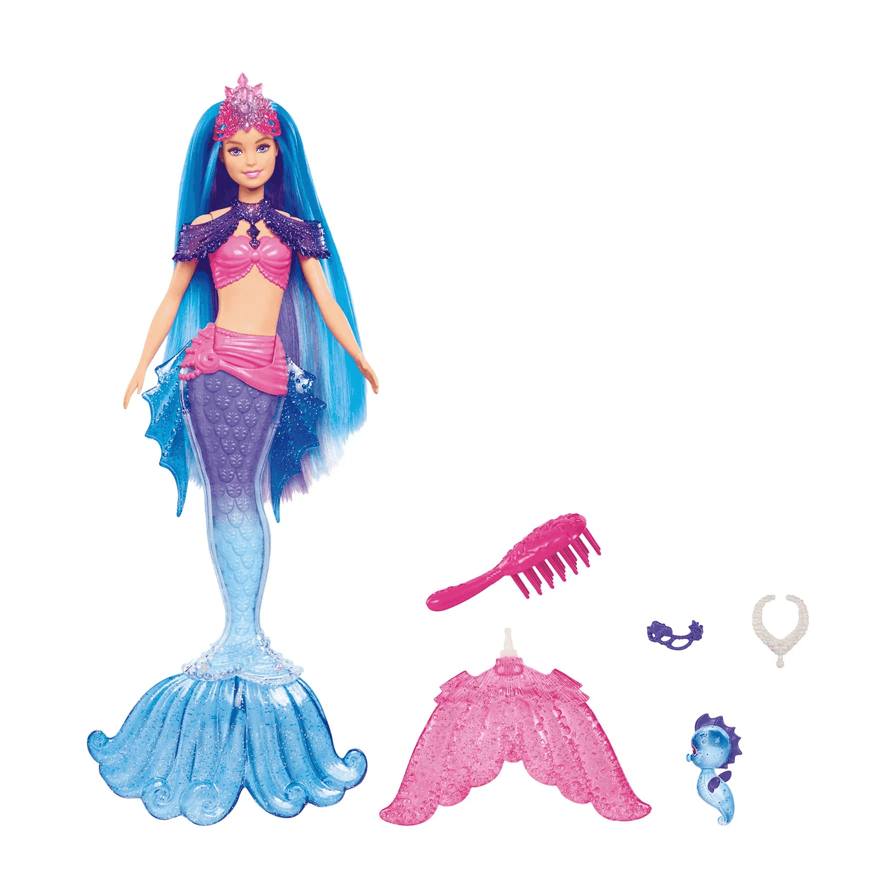 Barbie Muñeca Sirena Mermaid Power Malibu 3 años - Imagen 3