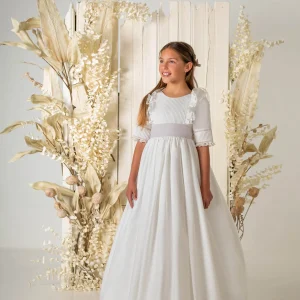Vestido Comunión 2026 Aire Barcelona A861