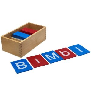 LETRAS DE LIJA MONTESSORI