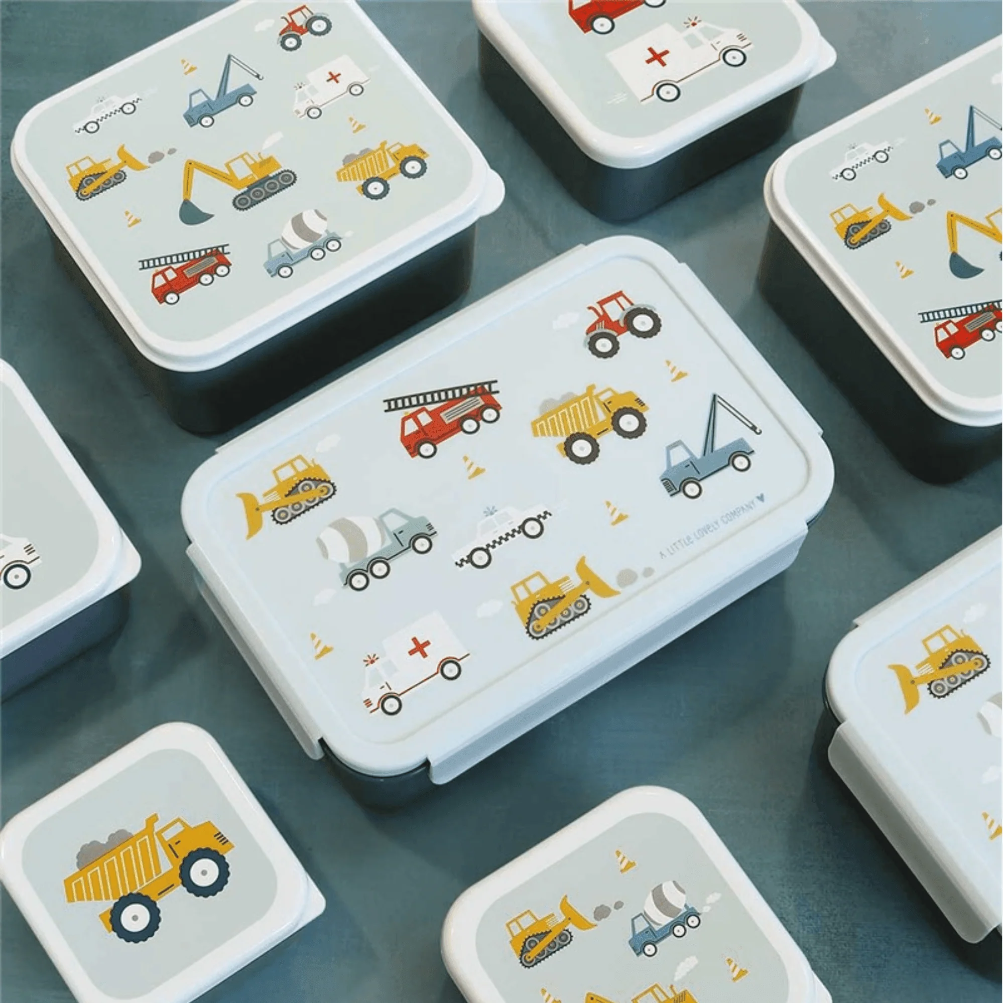 CAJA ALMUERZO BENTO VEHÍCULOS - Imagen 4