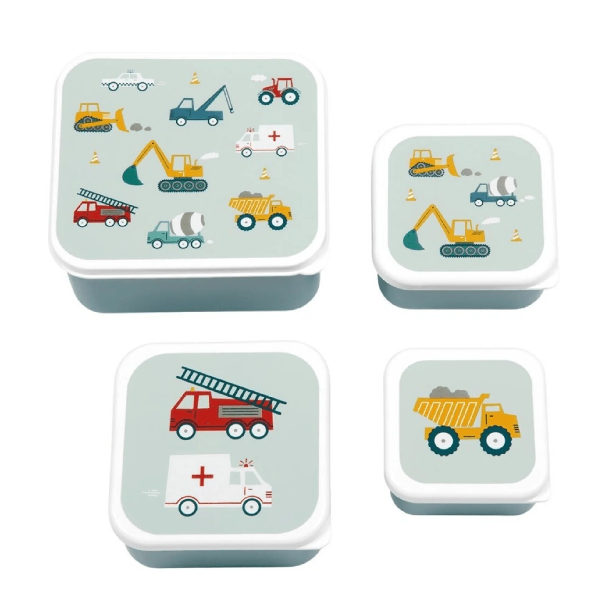 SET 4 CAJAS SNACK VEHÍCULOS - Imagen 4