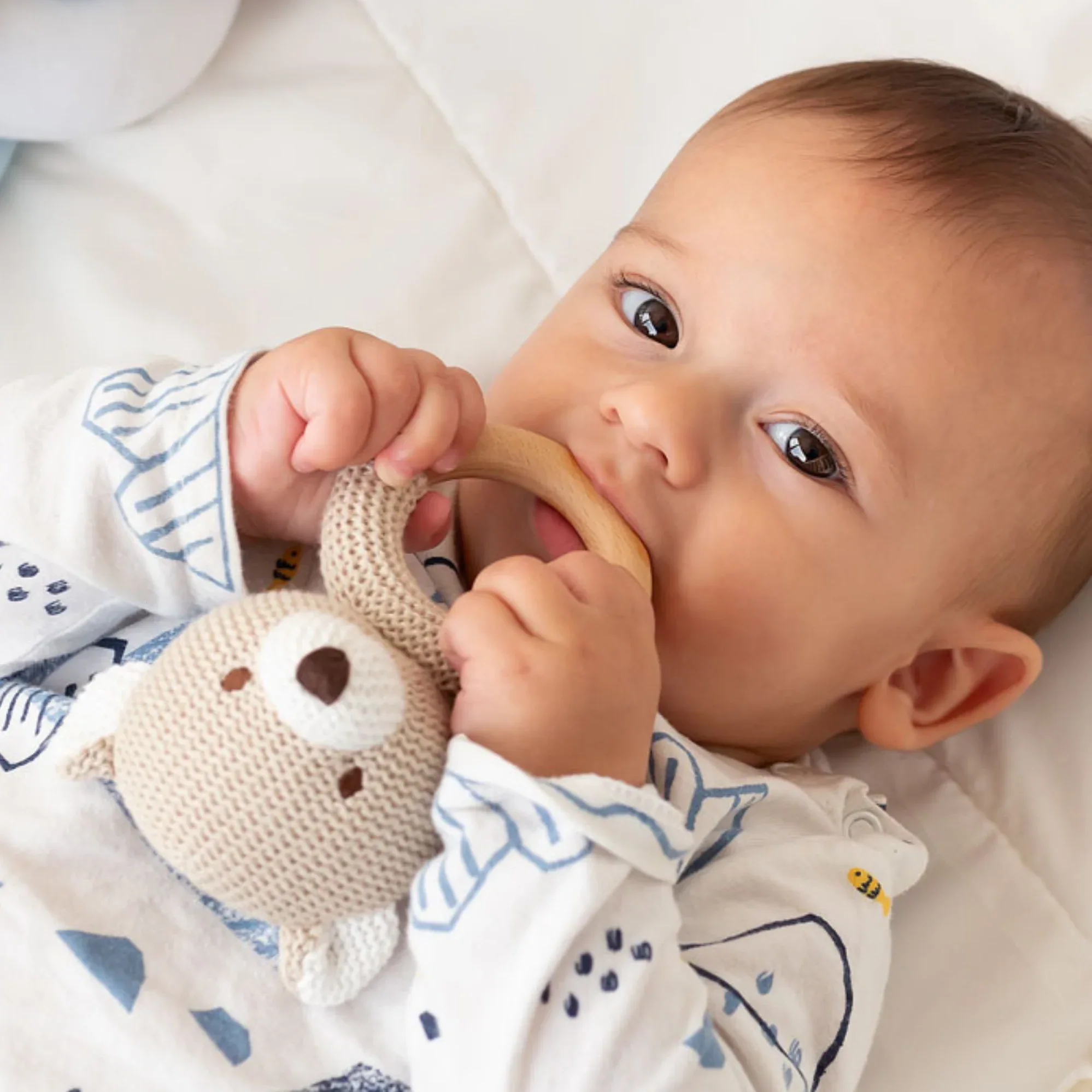 SONAJERO OSITO CROCHET - Imagen 3