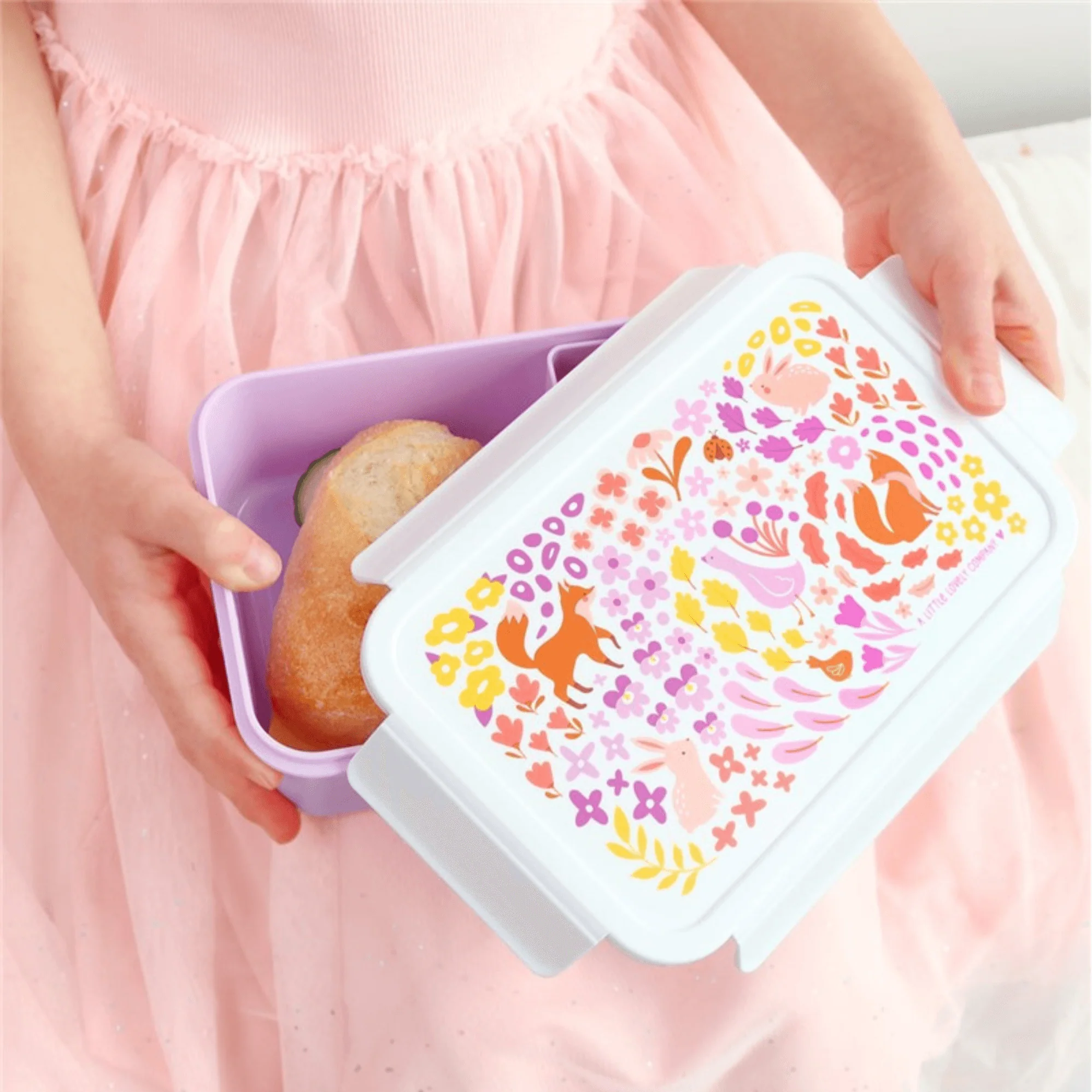 CAJA ALMUERZO BENTO FLORES - Imagen 5